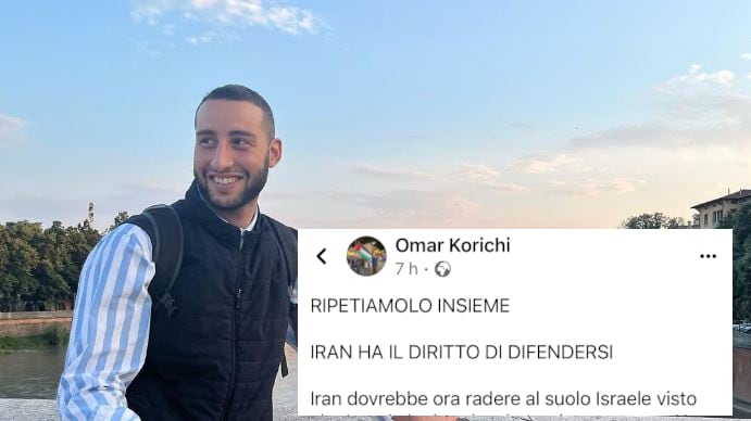 "Radere al suolo Israele". Il post choc del consigliere di sinistra