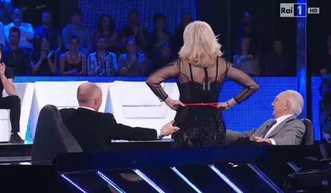 Pippo Baudo e le "trasparenze" di Amanda Lear 2