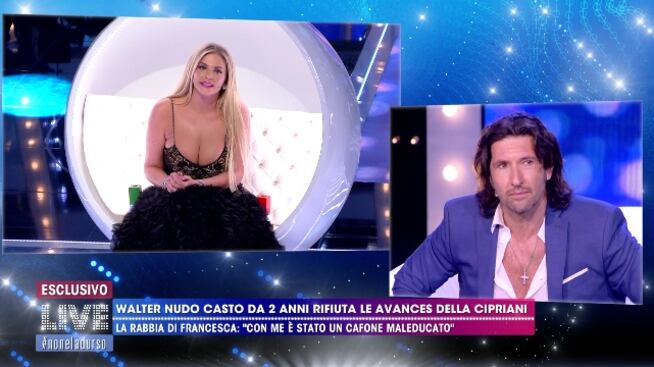 Francesca Cipriani: "Walter Nudo è gay, è fidanzato con un ragazzo"