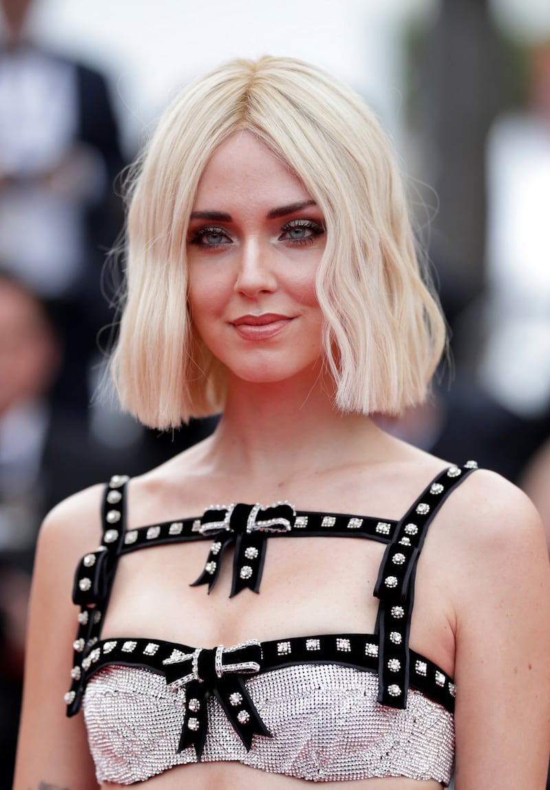 Cannes, reggiseno scintillante per Chiara Ferragni 6