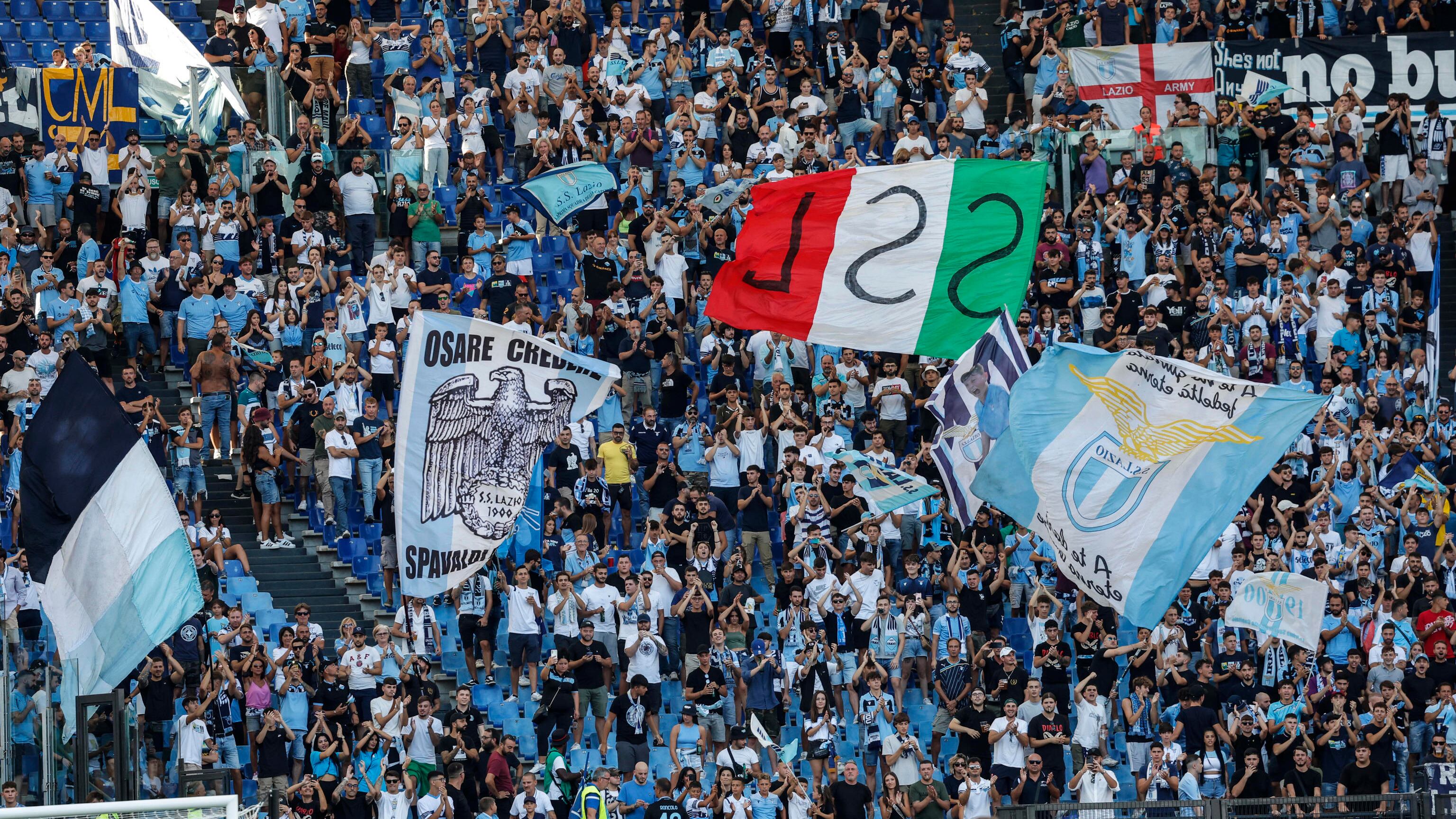 Lazio, Curva Nord chiusa un turno per cori razzisti e antisemiti (ma con pena sospesa)