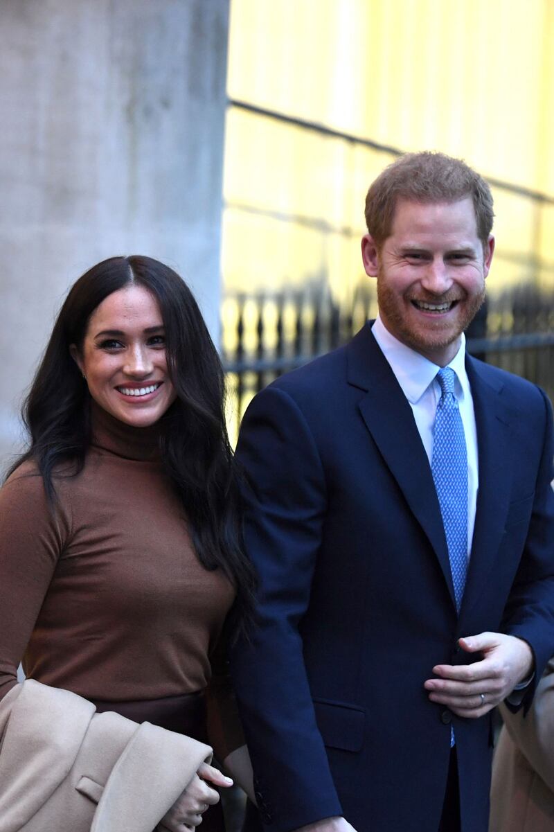 Meghan Markle e il Principe Harry alla Canada House, foto 2