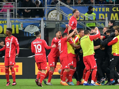 Tonfo Inter, a ridere a San Siro è il Monza corsaro