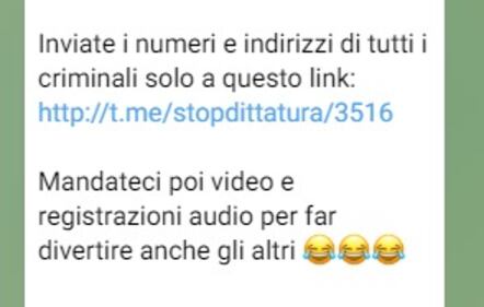 Le chat dei no vax, tra  2
