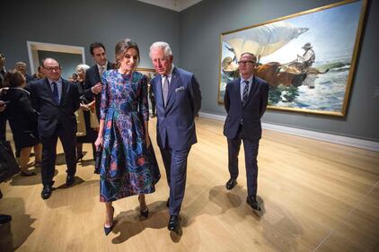 Il Principe Carlo: mostra alla National Gallery con Letizia di Spagna  5