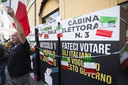 FdI e Lega in piazza contro il Conte bis 5