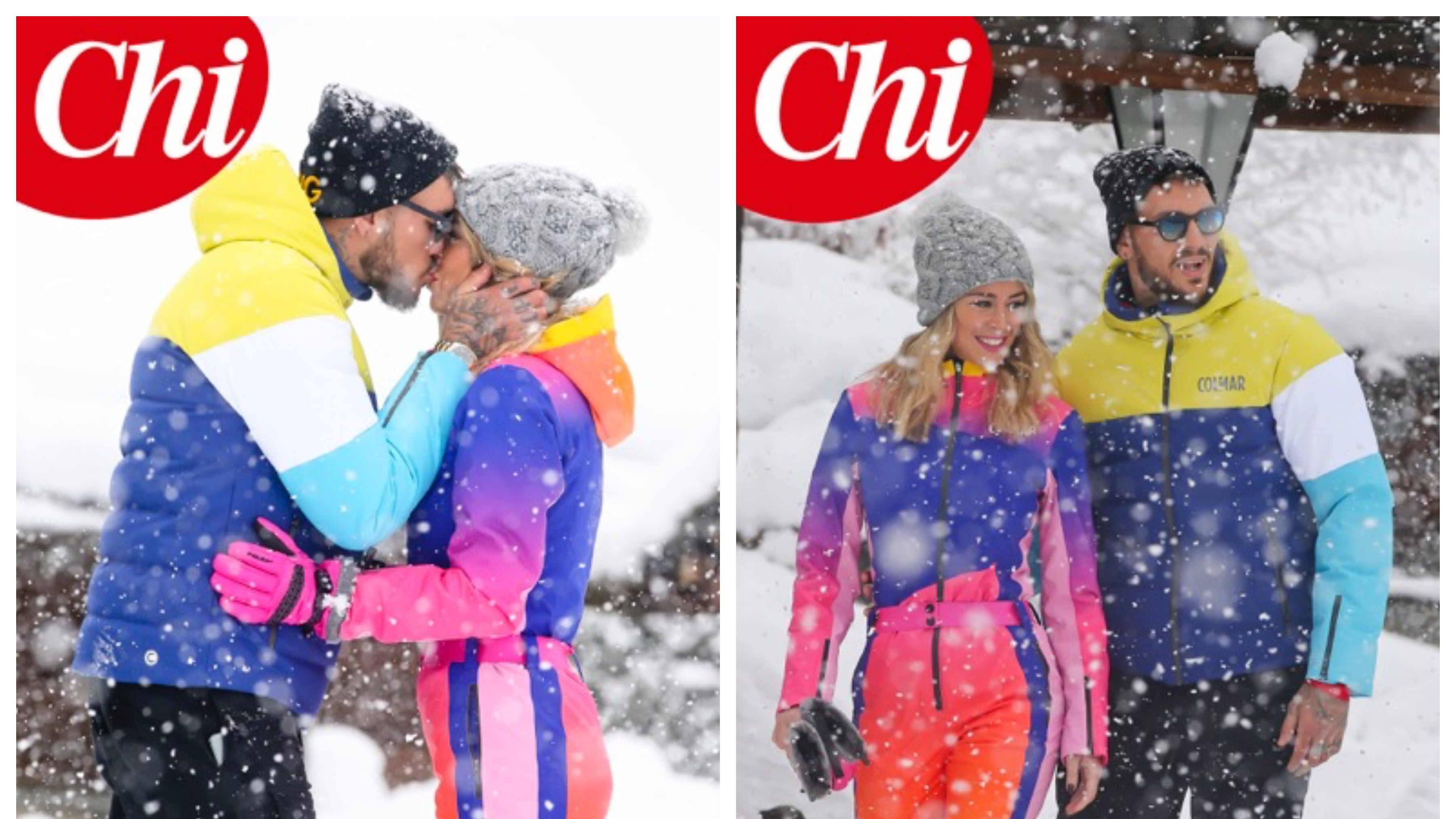 Diletta Leotta e Daniele Scardina, scatta il bacio sulla neve