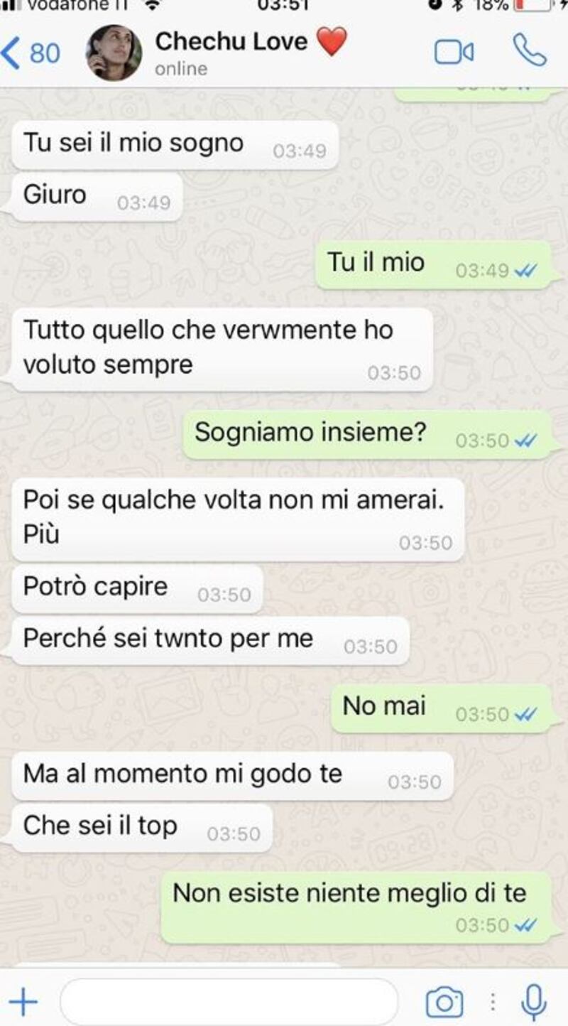 chat Ignazio Moser Cecilia Rodriguez