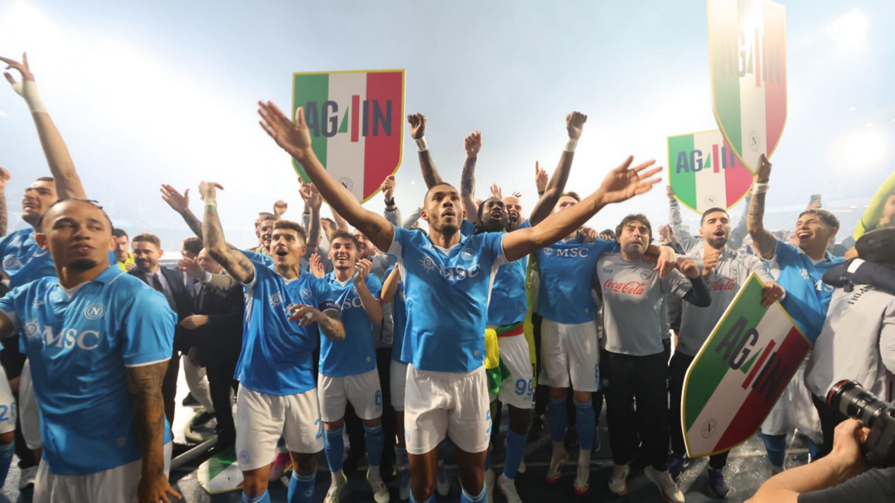 Conte, missione compiuta: lo scudetto è del Napoli