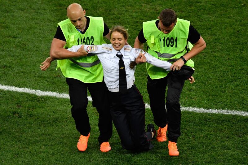 Invasione di campo durante la finale dei Mondiali 7