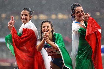 La storica tripletta azzurra nei 100 metri femminili alle Paralimpiadi di Tokyo 8