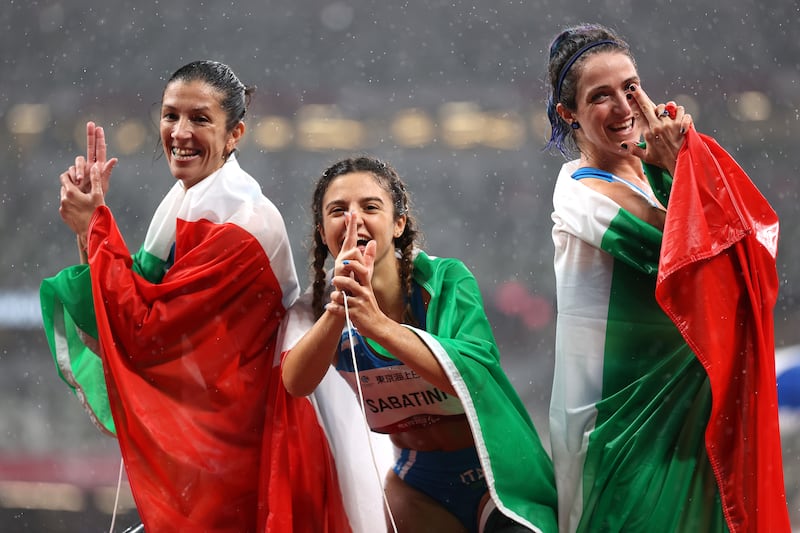 La storica tripletta azzurra nei 100 metri femminili alle Paralimpiadi di Tokyo 8