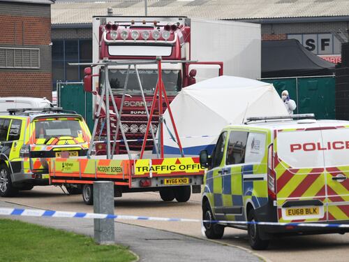 Trovati 39 corpi su un camion nell'Essex
