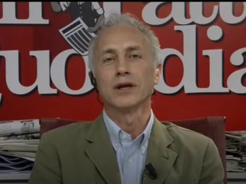 Travaglio insulta Salvini: "Un cazzaro verde'