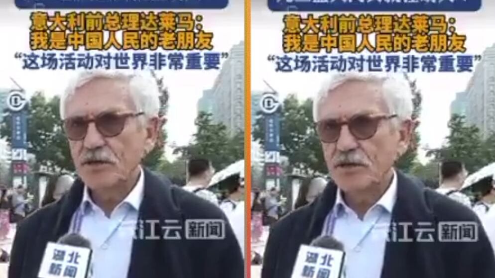 D'Alema alla parata di Pechino. E scoppia la bufera