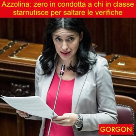 Ecco la satira del giorno. Azzolina cambia i voti in condotta 1