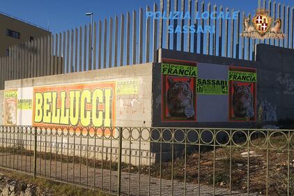 Sassari, manifesti affissi abusivamente in città 1