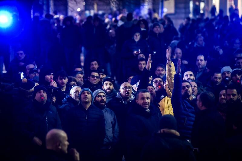 La protesta dei tassisti a Milano 7
