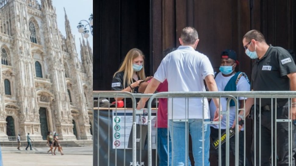 Migrante semina il panico in Duomo: punta il coltello all'agente e lo fa inginocchiare