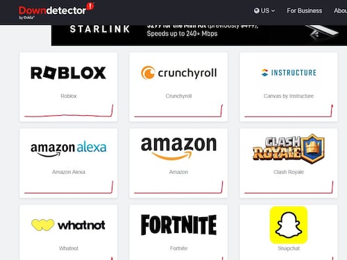 Canva, Roblox e Amazon Prime non funzionano: cosa succede in Italia e nel mondo