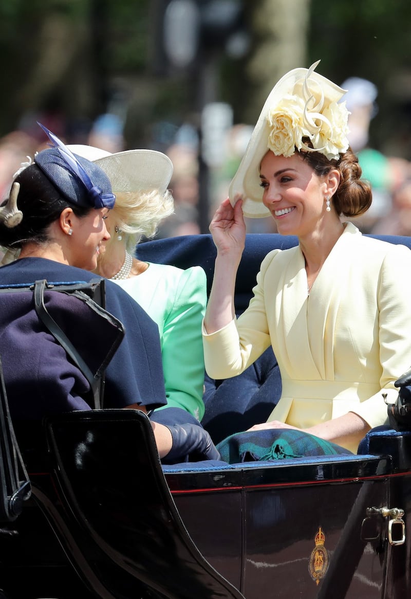 Royal Family, i Cambridge al Trooping the Colour: foto 2