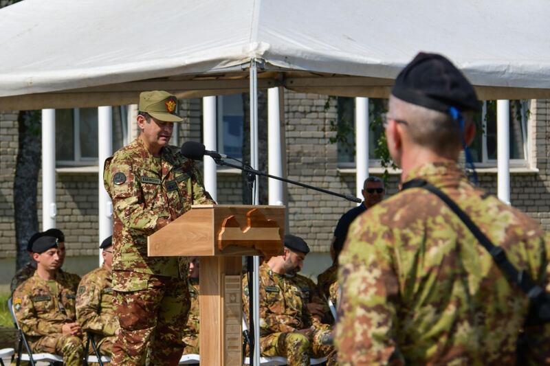 Missione Nato in Lettonia, cambio al comando del Task Group italiano 4