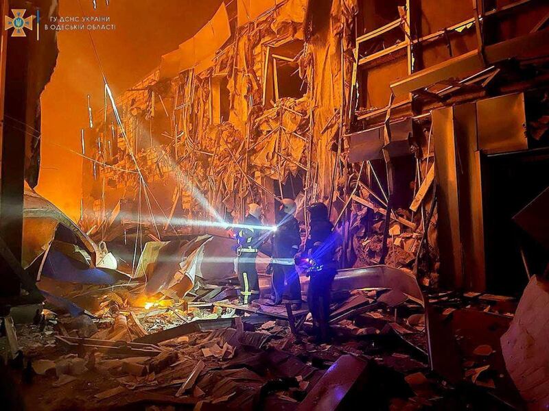 L'attacco coi missili ipersonici: la devastazione di Odessa 7