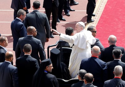 Il Papa dice messa al Cairo 9