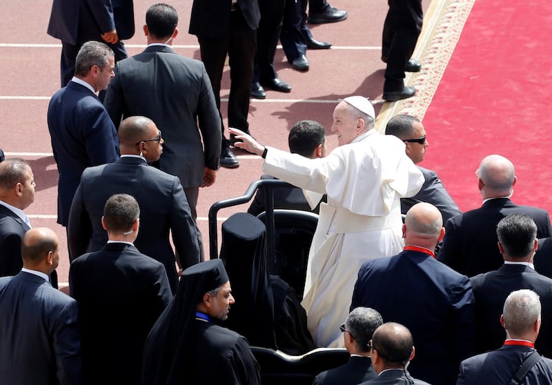 Il Papa dice messa al Cairo 9