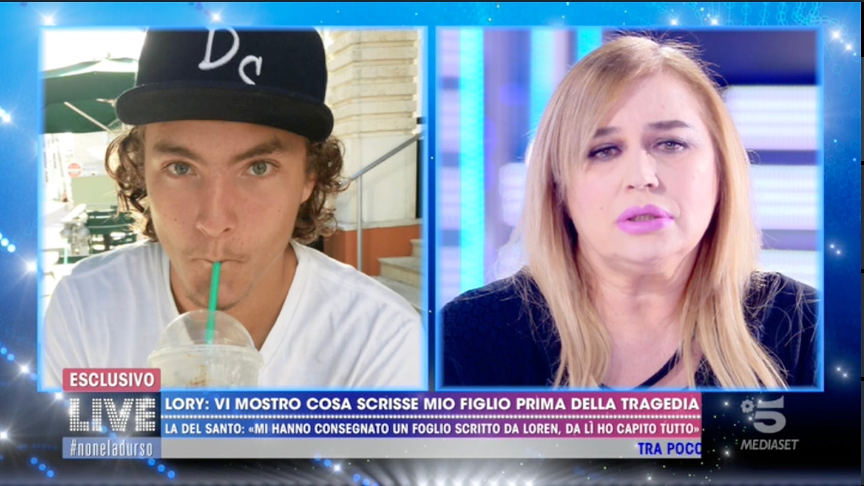 Lory Del Santo: "Non sapevo che mio figlio fosse malato. Ma non potevo salvarlo dalla morte"