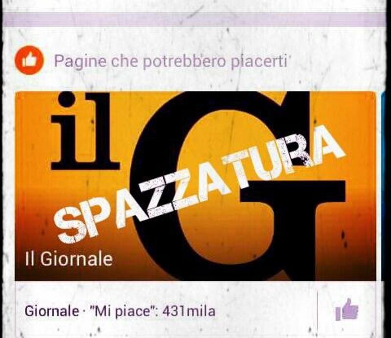 il Giornale spazzatura
