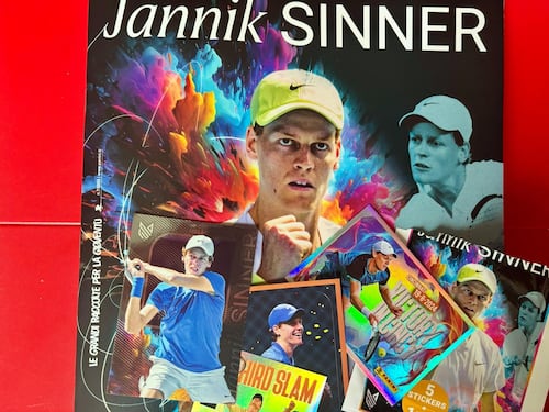 Addio vecchie figurine dei calciatori. Ora i "Panini" si farciscono con Sinner