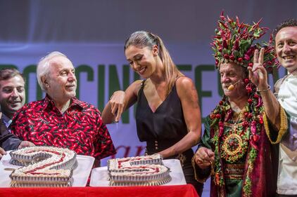Belen Rodriguez bollente al Festival del Peperoncino 6