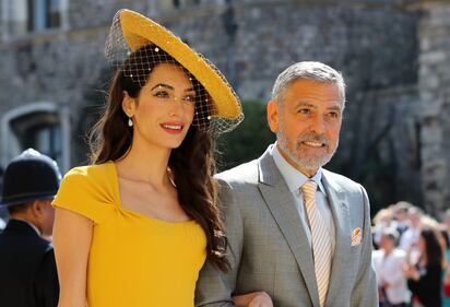 Royal Wedding: George Clooney e Amal alle nozze 8
