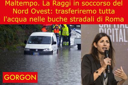 La satira del giorno: il maltempo e il soccorso della Raggi 1