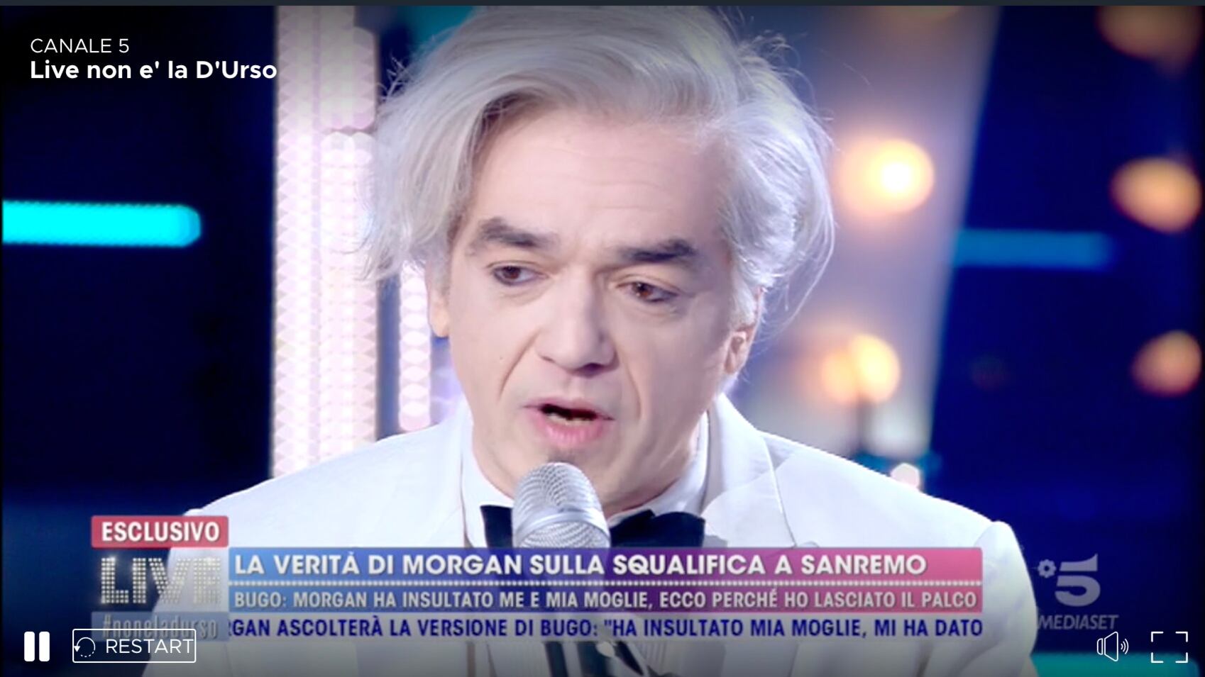 La verità di Morgan: "L'ho fatta pagare a Bugo"