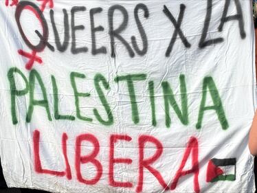 Il corteo anti Israele a Milano 1