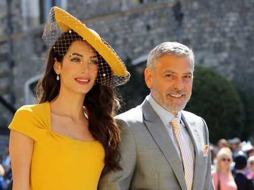 Royal Wedding: George Clooney e Amal alle nozze