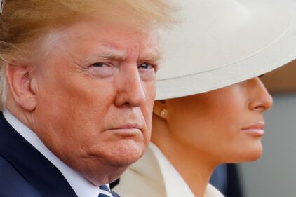 Donald Trump per il 75 esimo anniversario dello sbarco in Normandia a Portsmouth 4