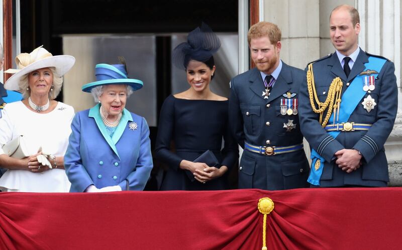 Meghan Markle e Kate Middleton al centenario del Raf 2