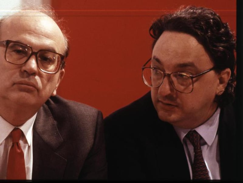 De Michelis con Bettino Craxi