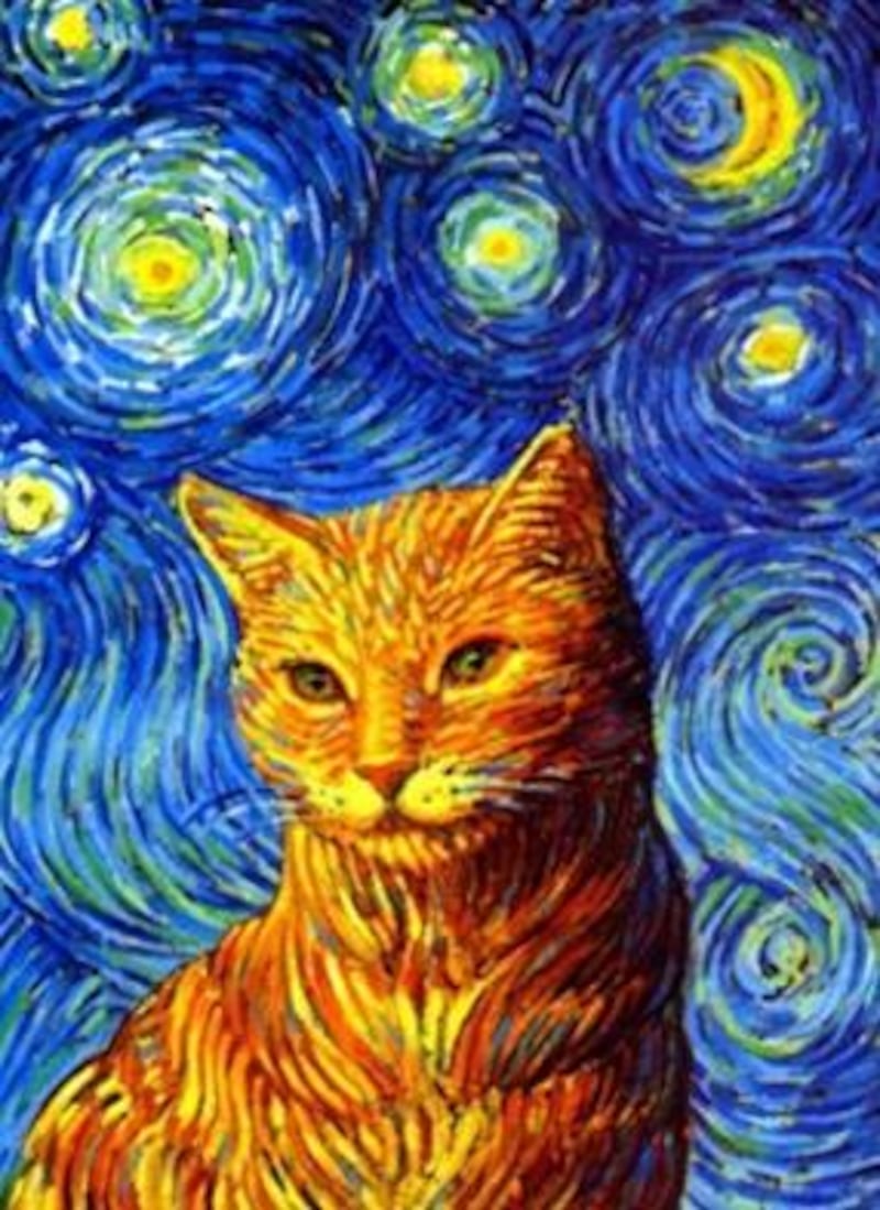Vittorio Sgarbi invaso da immagini di gatti 7