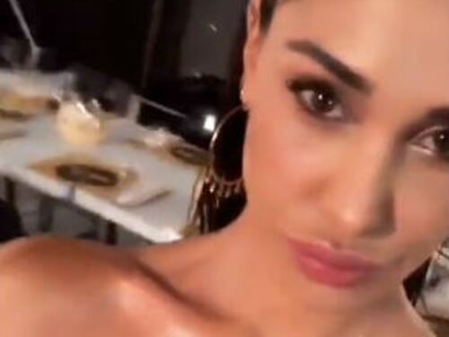 Belen Rodriguez magrissima in costume
