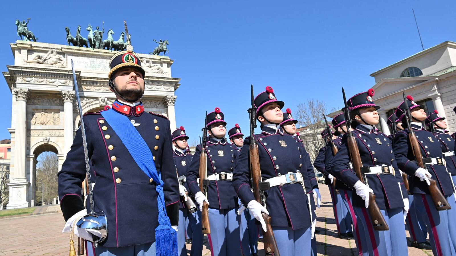 "Noi qui per l'Italia e la libertà. Lo giurano i cadetti della Teulié"