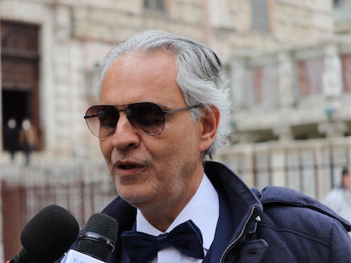 Baglioni e Bocelli, duetto al "Teatro"