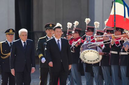Roma: il presidente Mattarella e l'incontro con Xi Jinping  1