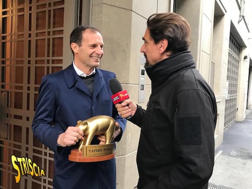 Tapiro d'Oro ad Allegri: ''Ora sceglieranno un grande allenatore''