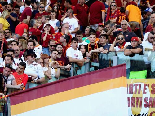 Stadio Olimpico gremito per l'ultima partita di Francesco Totti
