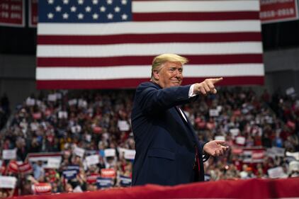 Elezioni Usa 2020, Donald Trump in campagna elettorale a Charlotte 3