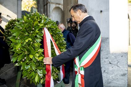 Commemorazione dei caduti al Sacrario dei Caduti di Milano 3
